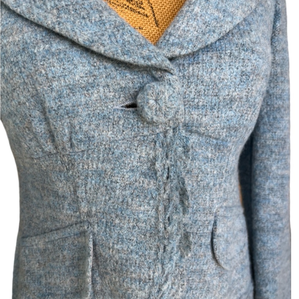 Nanette Lepore Lined Soft Feminine Blazer Jacket Blue Size Small - Picture 2 of 10